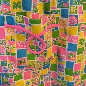 Lilly Pulitzer Vintage The Lilly Floral Patch Print Skirt